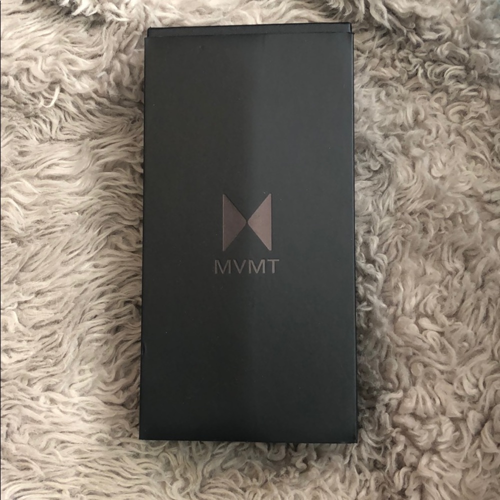 Black and red mvmt watch